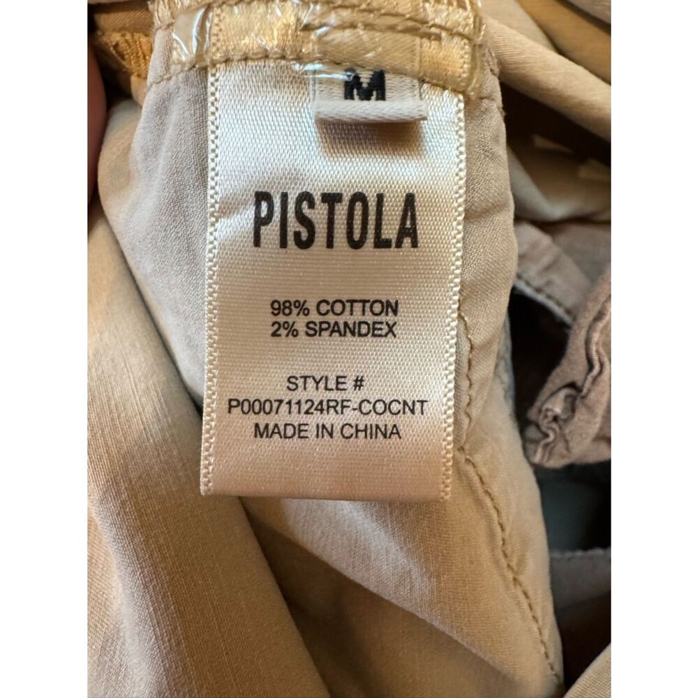PISTOLA Women's Rosie Khaki Sleeveless Mini Dress Size Medium - Picture 12 of 12